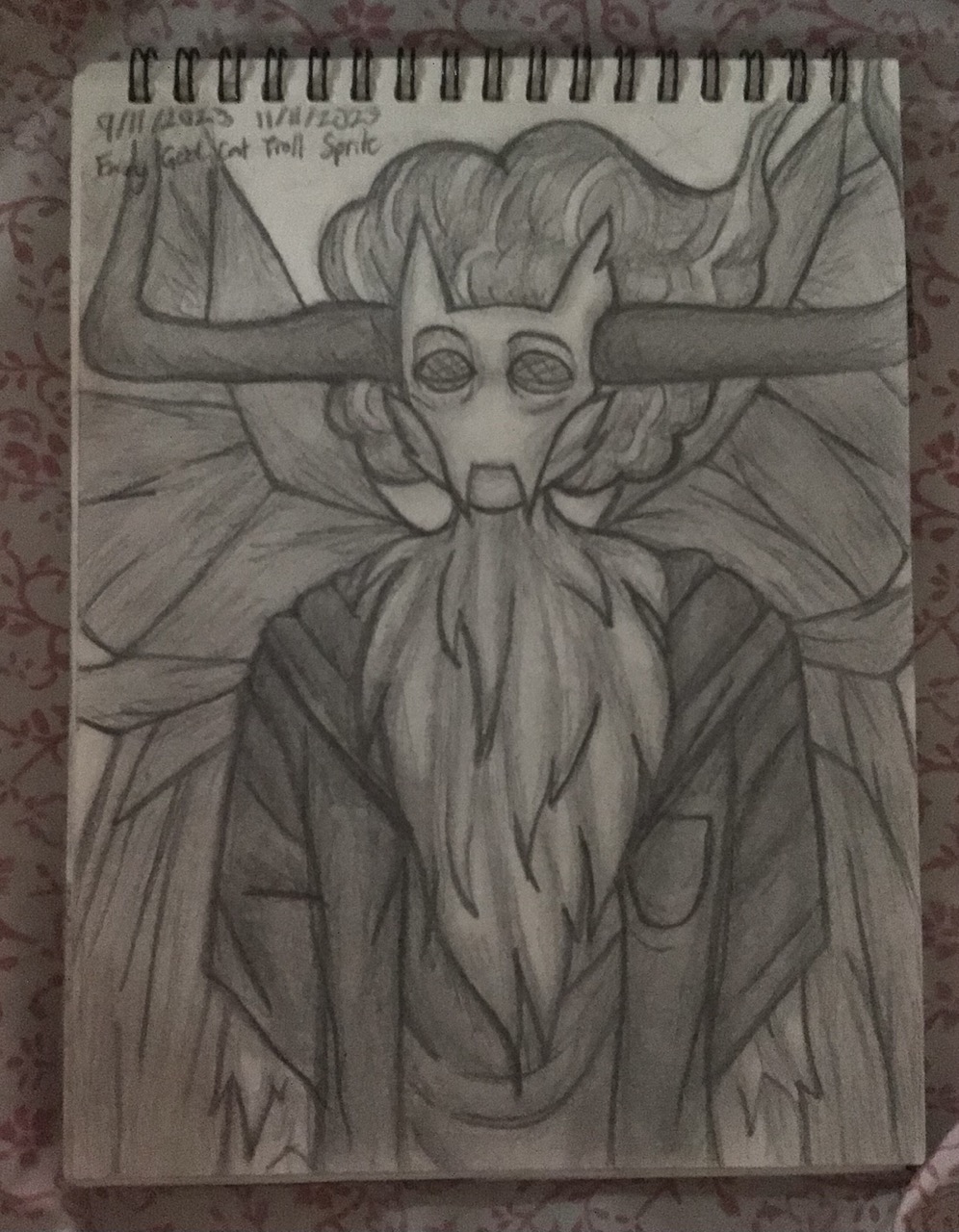 A traditional drawing of an older GCATavrosprite.